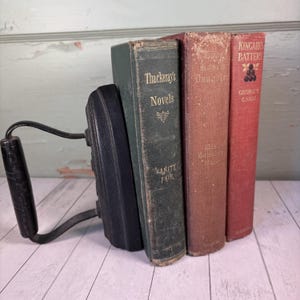 Antique Book Set: Art Nouveau Decor, Vintage Novels (1878-1908)
