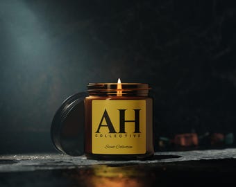 Hand Poured Soy Candle: Aromatherapy Relaxation Candle