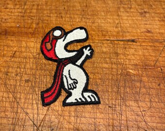 Apollo Era Snoopy Embroidered Patch: NASA Mascot, Flying Ace