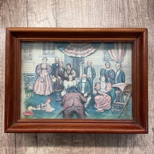 Vintage Anton Pieck 3D Shadow Box Art – Framed Scene | Americana Decor