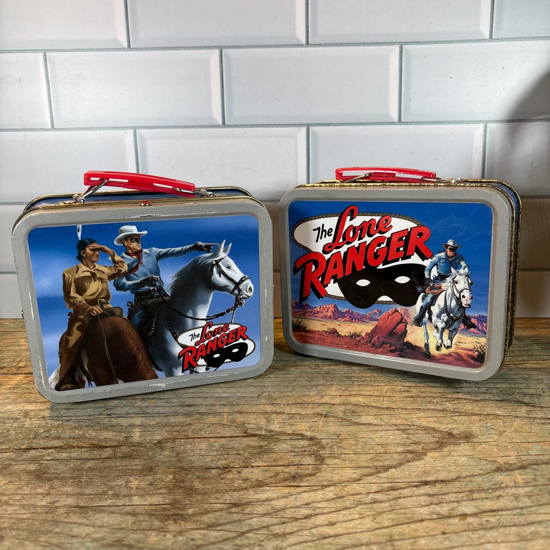 Lone Ranger Mini Tin Lunch Box Cheerios 60th Anniversary 2001 ...