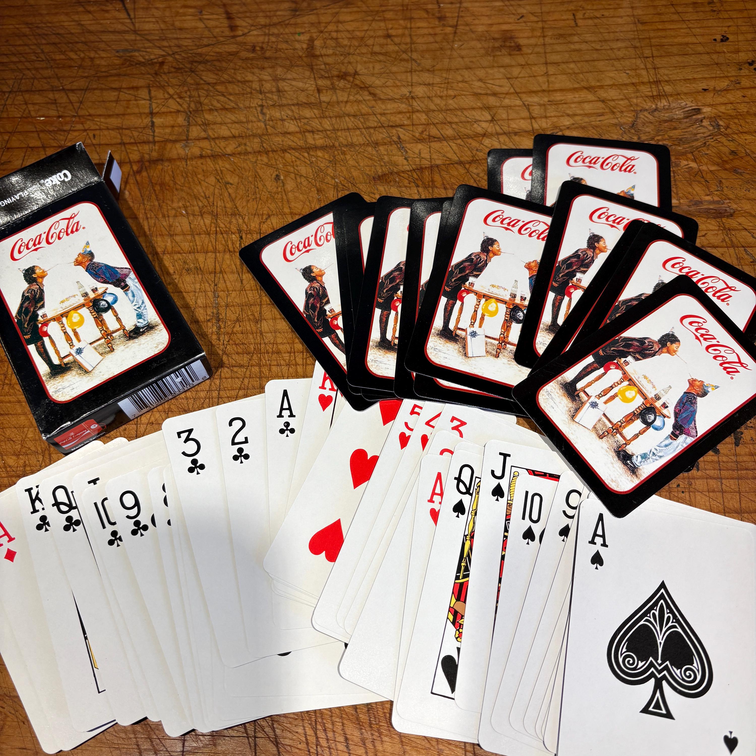 ヴィンテージ コカ・コーラ トランプ:「Good Taste」と「Birthday ヴィンテージ コカ・コーラ トランプ:「Good Taste」と「Birthday