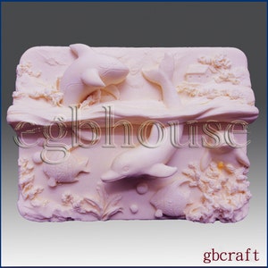 2D Silicone Soap Mold - Ocean Life