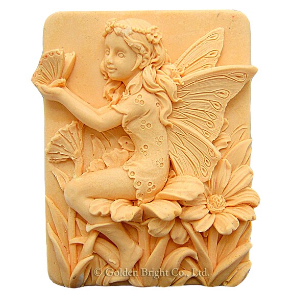 egbhouse 3D Silicone Soap/candle/plaster Mold Rose Baby Angel 