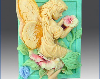 Silicone Soap Mold "Anya" the Queen of Fairies - free shipping - say "NO" to copy cats buying from original maker