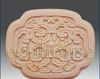 2D silicone Soap/polymer/clay/cold porcelain mold - Oriental Elegance - free shipping -"Buy only from the original designer