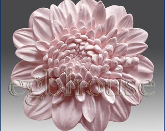 3D silicone Soap/polymer/clay/cold porcelain/candle mold- Chrysanthemum 14w01 -"Buy only from the original designer