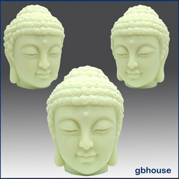 3D Silicone Candle and Soap Mold Buddha Head - buying from the Original designer and artist
