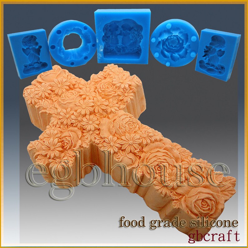 Ruffled Iris silicone Soap//sugar//fondant//chocolate//Marzipan 2D mold