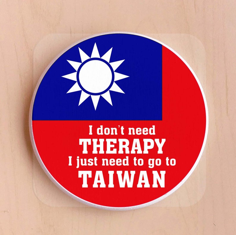 11 cm 4 pcs a set Taiwan gift Taiwan coaster Dia