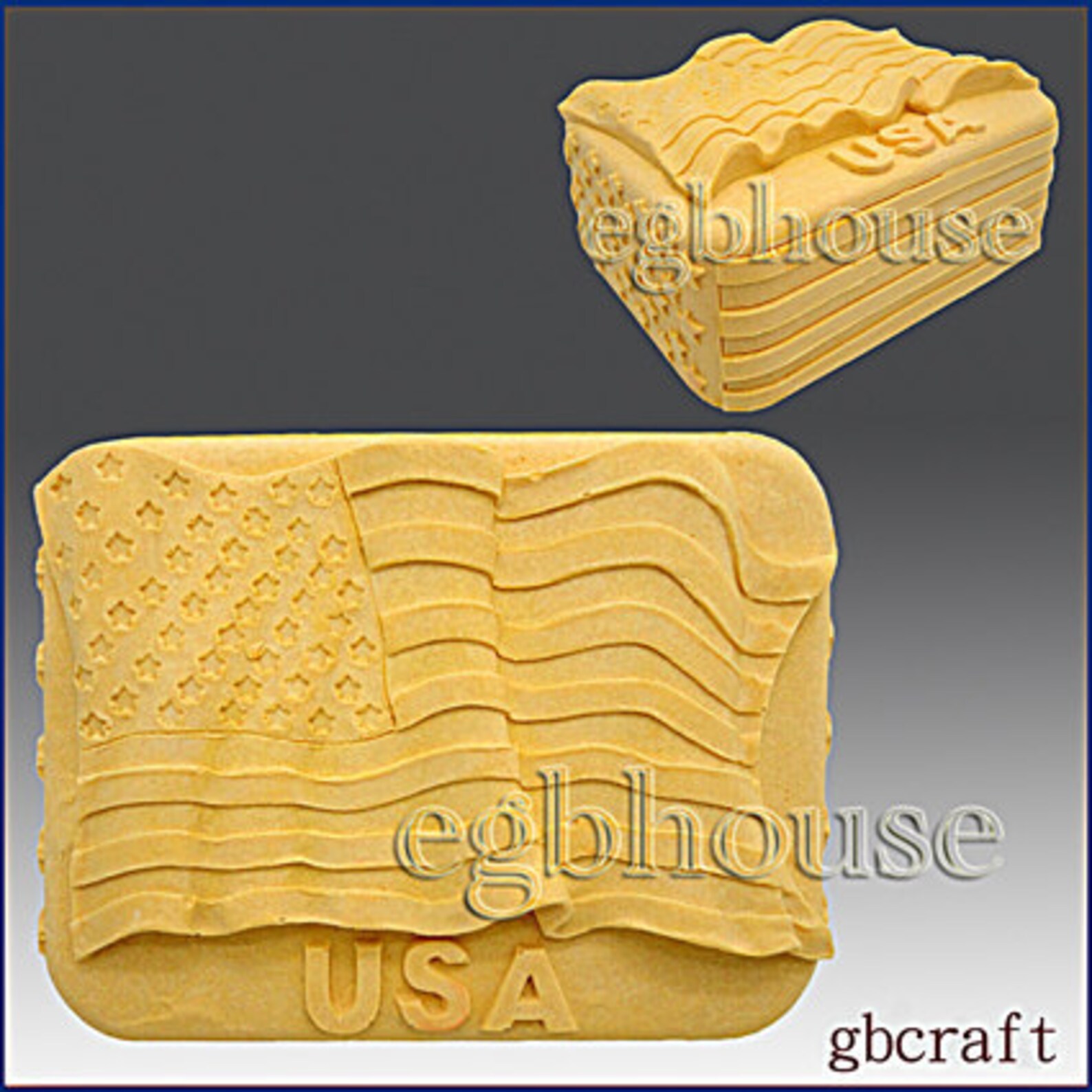 2D Silicone Soap Mold the Flag of the United States Free Etsy