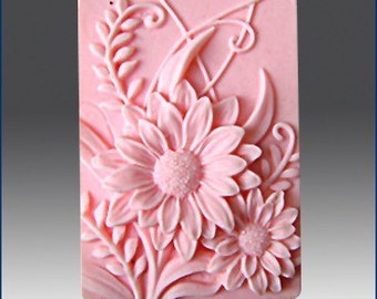 Garden Daisy Silicone Soap Mold