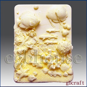 2D Silicone Soap Mold - Under the Sea