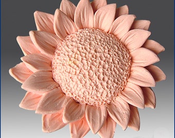 Sunflower - Soap/Guest/polymer/clay/cold porcelain 3D silicone mold- buy from original designer and maker