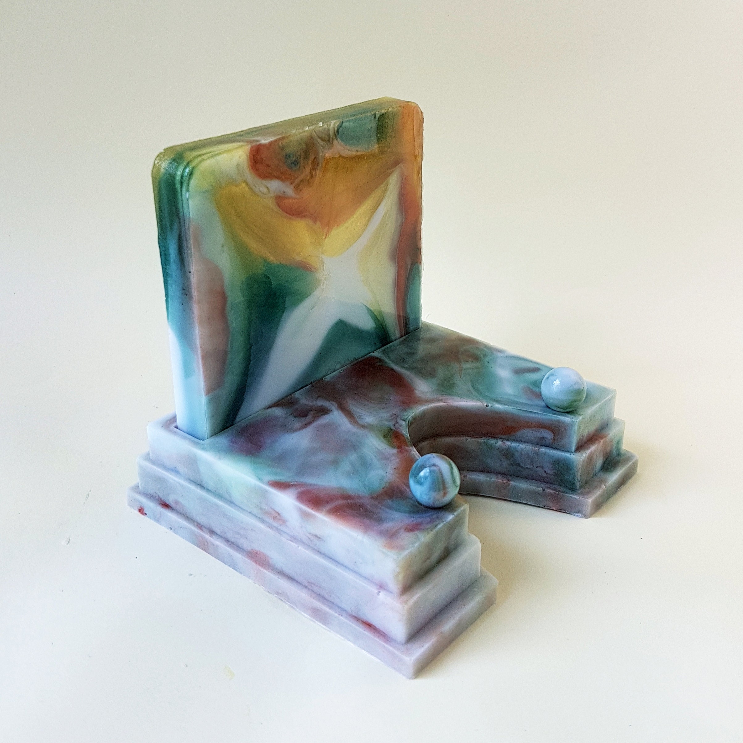 Fluid art Marble cell phone stand phone holder iphone stand Etsy