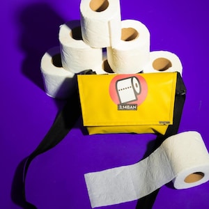 Upcycled Fanny Pack from Banner | Recycled Waist Bag | Waterproof Hip Bag