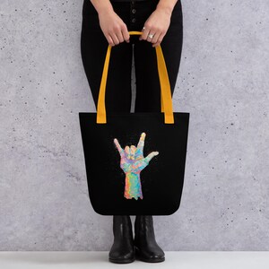 ロッククライミングトートバッグ。耐久性のある再利用可能なショッピングバッグ。ユニークなグラフィックアートのキャリーオン。毎日使えるショルダーバッグ。クライマーへのスタイリッシュなギフト。