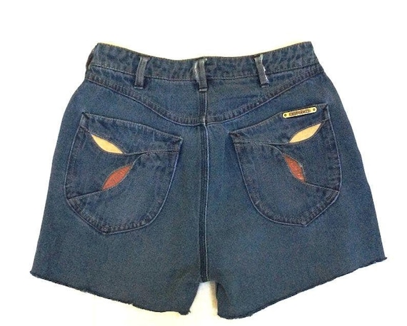 Vintage Denim Cut off Shorts, N Est Ce Pas, Circa