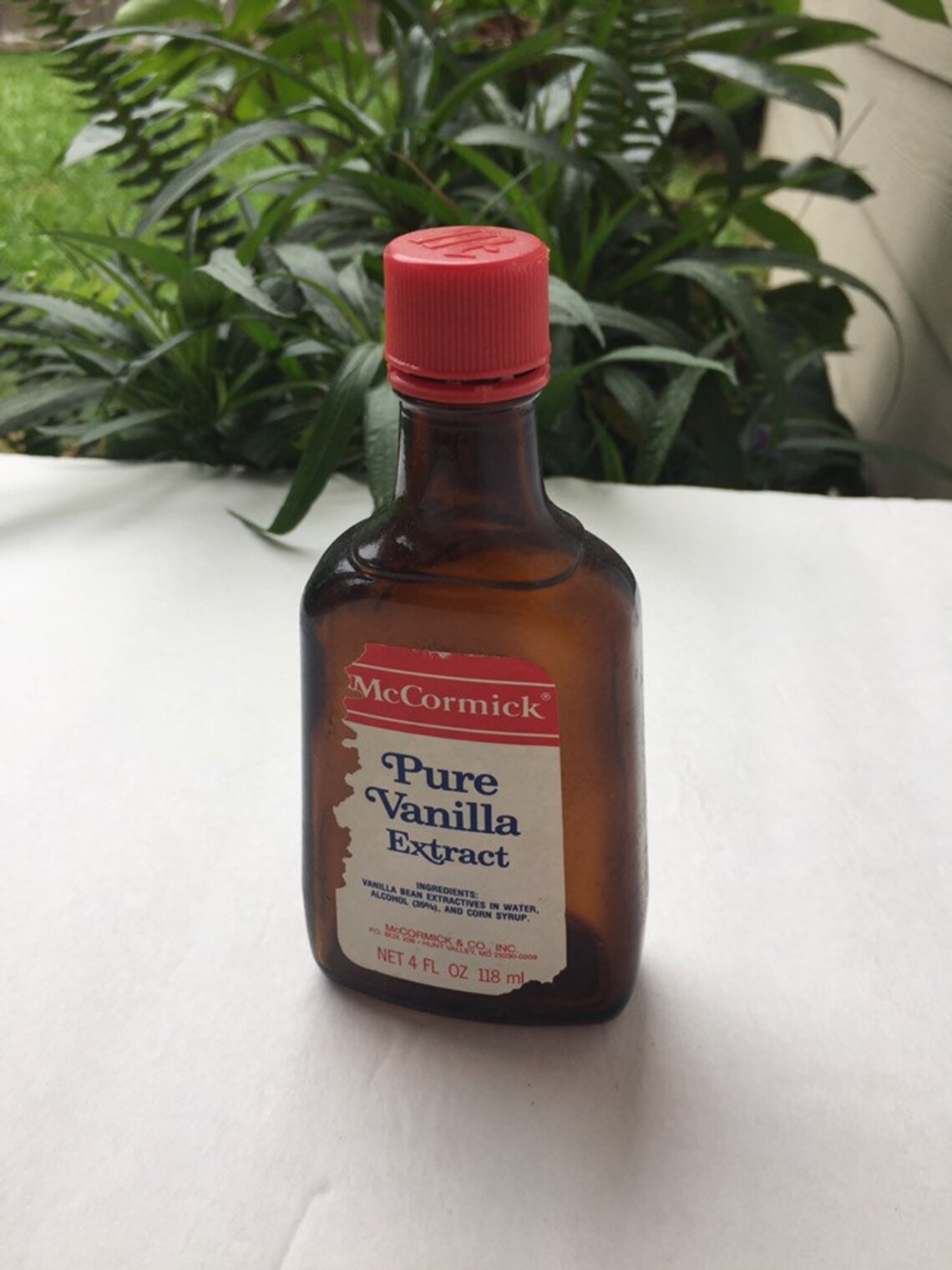 Vintage Glass McCormick Pure Vanilla Extract Bottle Etsy