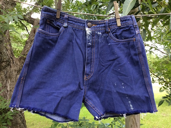 Vintage N EST CE PAS 70's Denim Cut Off Shorts