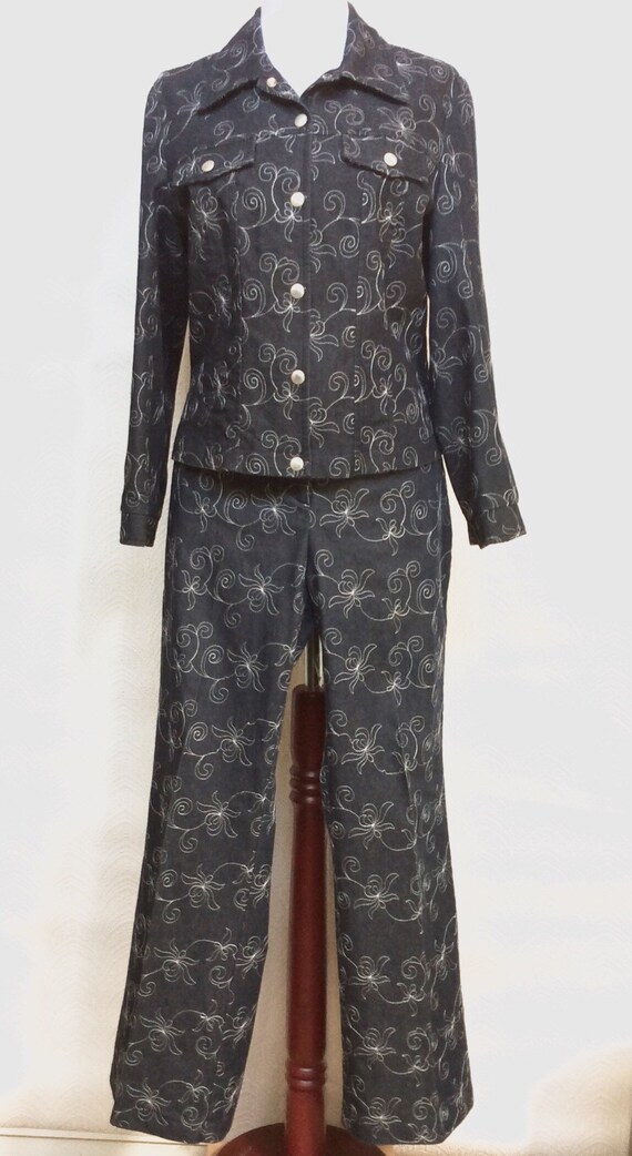 Vintage Denim Jacket and Jeans Set