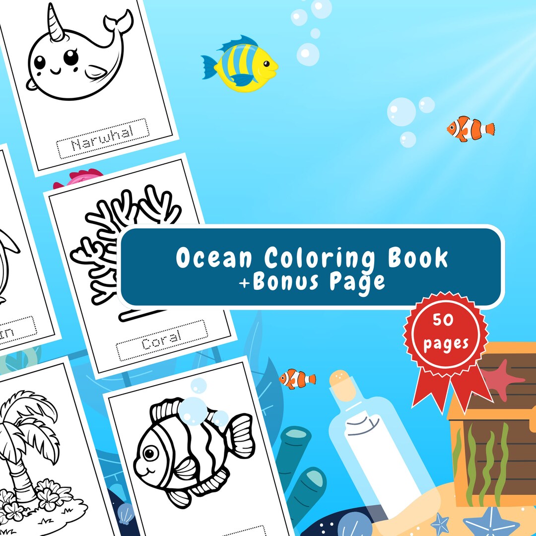 50 Printable School Pages for Kids, Toodlers Busy Book, Printable ...