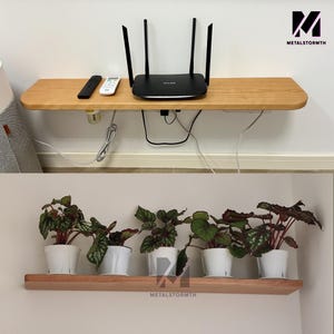 Bathroom Shelves with Bracket, Long Book Shelves,Walnut Live Edge Floating Shelves,Custom Wood Shelves, Rustic Shelves,Walnut Kitchen