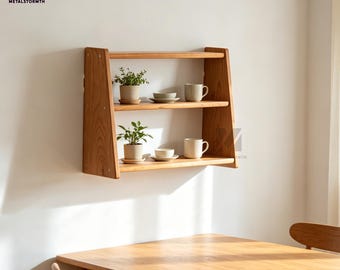 Solid wood cup storage rack,dining table coffee cup tea set display rack,desktop storage rack,3-Layer Coffee storage,rack with drawer,Coffee
