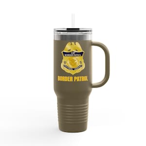 US Border Patrol Insulated Travel Mug, 40oz
