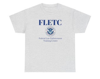 FLETC Badges Unisex Heavy Cotton Tee