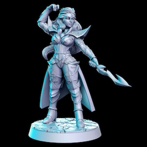 Shariza, Female Mage-Assassin, Dragon Knights • DnD • TTRPG • Wargaming miniatures