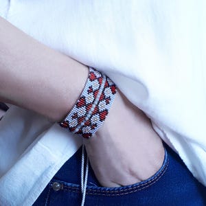 Miyuki Beads Bracelet,  Dainty Boho Jewelry,  Gift for Her