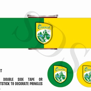 KERRY GAA Pringles labels - Instant Download  - Gaelic Football/Hurling party supplies - Pringles 1.3 oz Labels