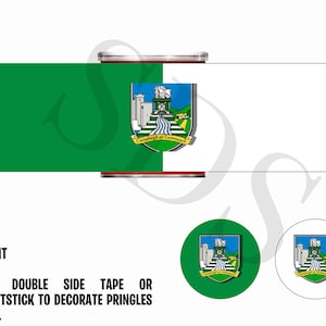 LIMERICK GAA Pringles lables - Instant Download  - Gaelic Football/Hurling party supplies - Pringles 1.3 oz Labels