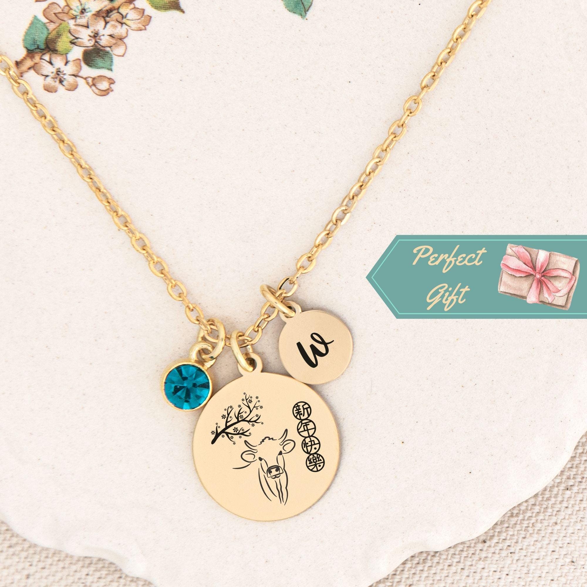 Year of Ox Pendant - Etsy Year of Ox Pendant - Etsy