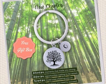 New Chapter Keychain Empowering Key Chain Divorce Breakup Keyring Next Chapter Gift New Beginnings Key Ring Gift for Starting New Job Gifts