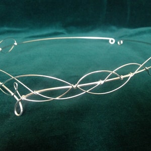 Silver Celtic Tiara Wedding Headpiece