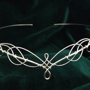 Bridal Headpiece Circlet Elven Wedding Woodland Boho Tiara
