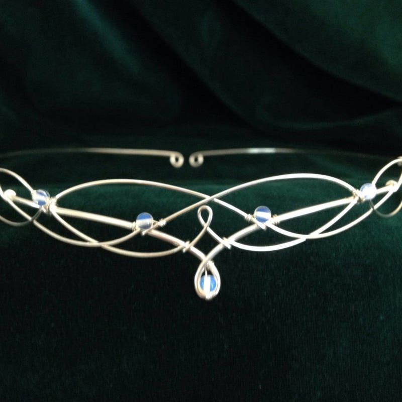 bridal circlet headpiece