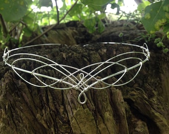 Circlet Tiara Bridal Wedding Elven Headpiece Elvish Headdress Hair Accessories