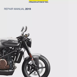 Husqvarna 2019 - Vitpilen 701 - Service Workshop Repair Manual
