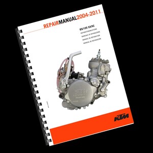 KTM 2004 - 2011 85 105 SX XC - Service Workshop Repair Manual