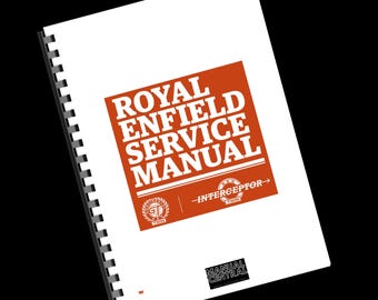 ROYAL ENFIELD INTERCEPTOR 650 Continental GT TWIN S Werkstatthandbuch