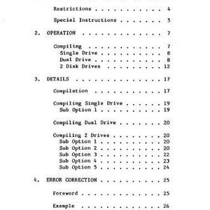 Commodore 128 Blitz Basic Compiler Instruction Manual Reprinted 1985 image 2
