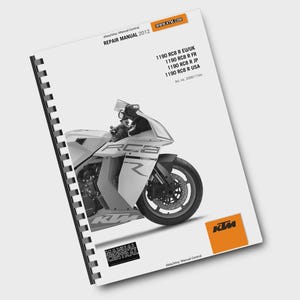 KTM 2012 - 1190 RC8 R - Workshop Repair Service Manual