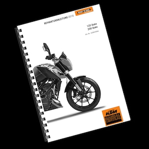 German language - KTM 2016 - 125 200 Duke - Reparaturanleitung - Workshop Service Repair Manual