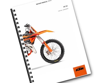 Manual de taller y reparación de KTM 2025-85 SX 19/16 17/14