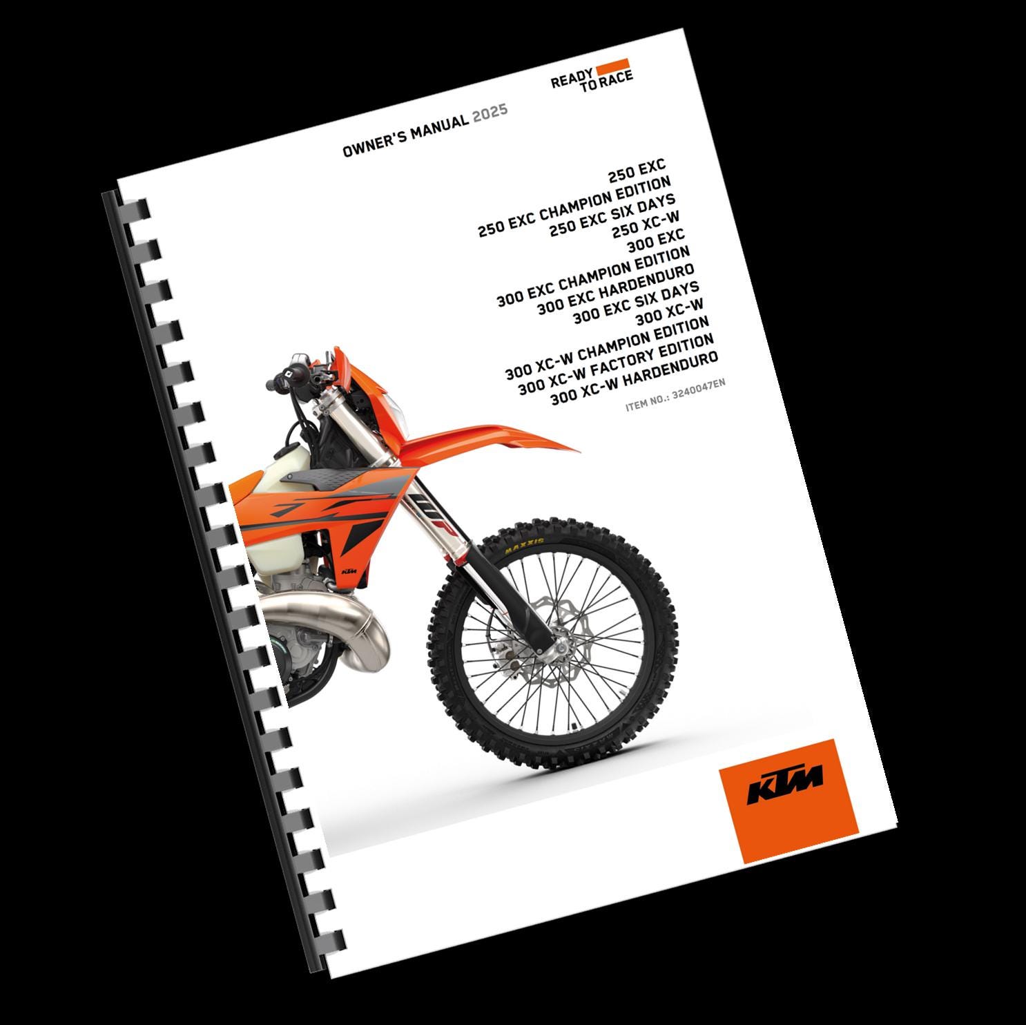 KTM 2025 Owners Manual - 250 300 Exc Xc-w Champion Six Days