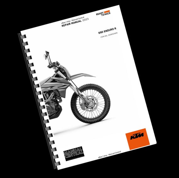 2023 KTM 690 ENDURO R EU Edition – Factory Workshop Service Manual (Reprinted)