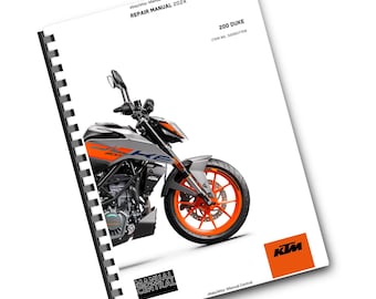 KTM 2024 - 200 Duke - サービスワークショップ修理マニュアル - Etsy 日本